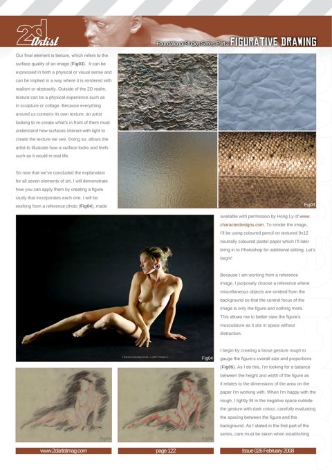 Figurative & Foundational Studies Series 3, original 2DArtist magazine page 3